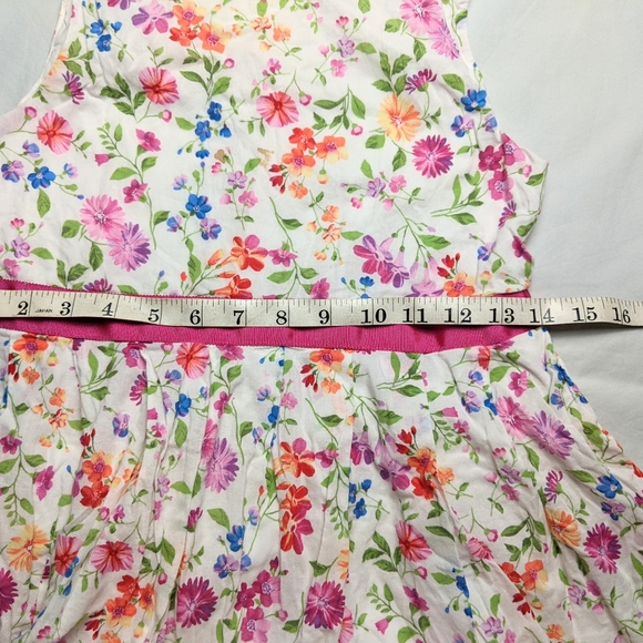 Lands' End Girls Floral Dress Size 10 - Picture 4 of 9